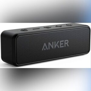 Anker Soundcore Portable Bluetooth Speaker with IPX5 Waterproof, Black
